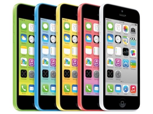 cores do iPhone 5c