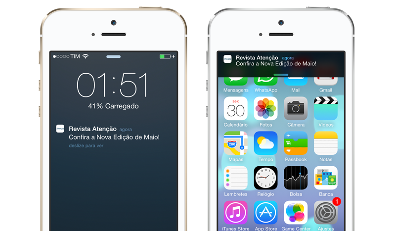 Push Notifications para Revistas Digitais. Excelentes funcionalidades para engajar seus leitores.