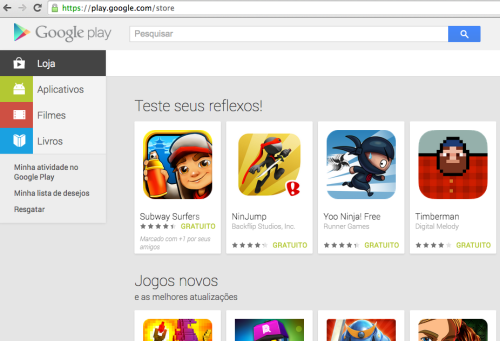 Instale aplicativos de revistas digitais através do Google Play