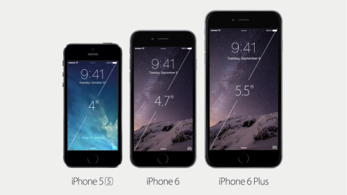 iphone 6 de 4.7 e 5.5 polegadas