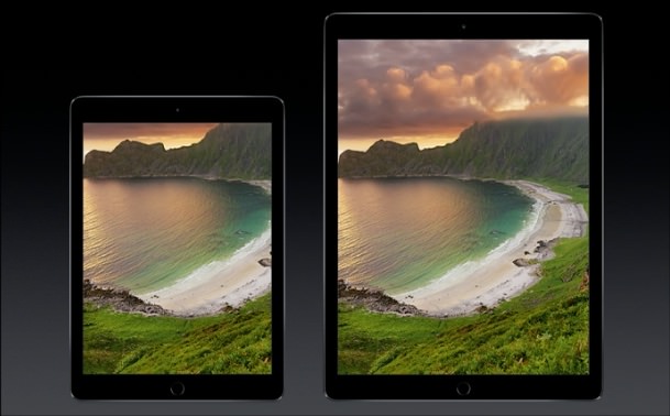 tamanho do iPad Pro