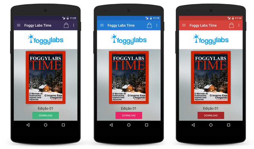 Aplicativo Android para Revistas Digitais